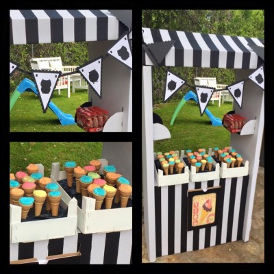 Carrito helados dulces